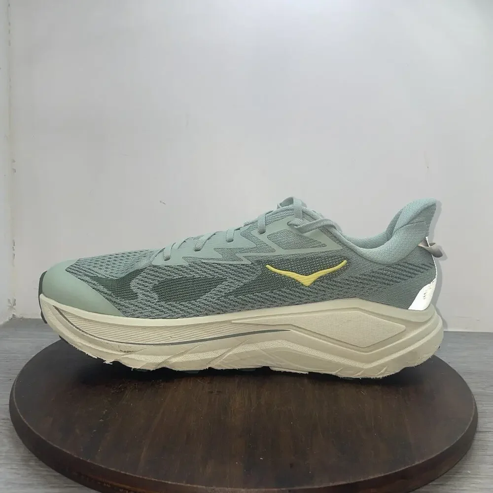 HOKA ONE ONE Challenger 8 Trail Running Men's 13 2E Shoes Jade Truffle Salt